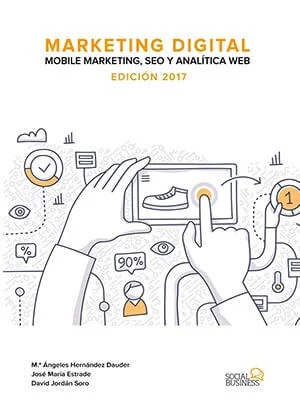 portada de libro marketing digital mobile marketing, seo y analitica web 