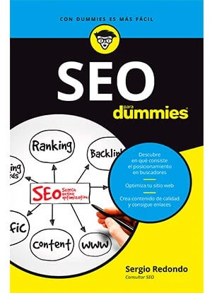 SEO para dummies portada de libro