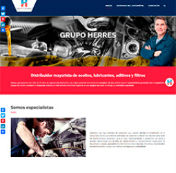Página web de Grupo Industrial Herres
