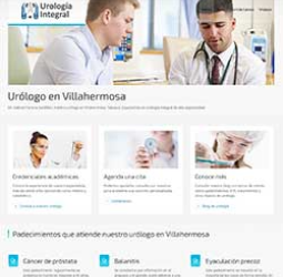 Página web para Urología Integral